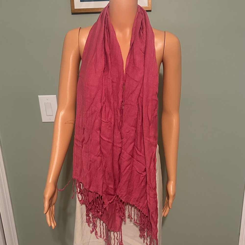 Elegant Pink Scarf